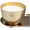 10oz. Roses in Paradise Scented Candles in Gold Bowls with Tray